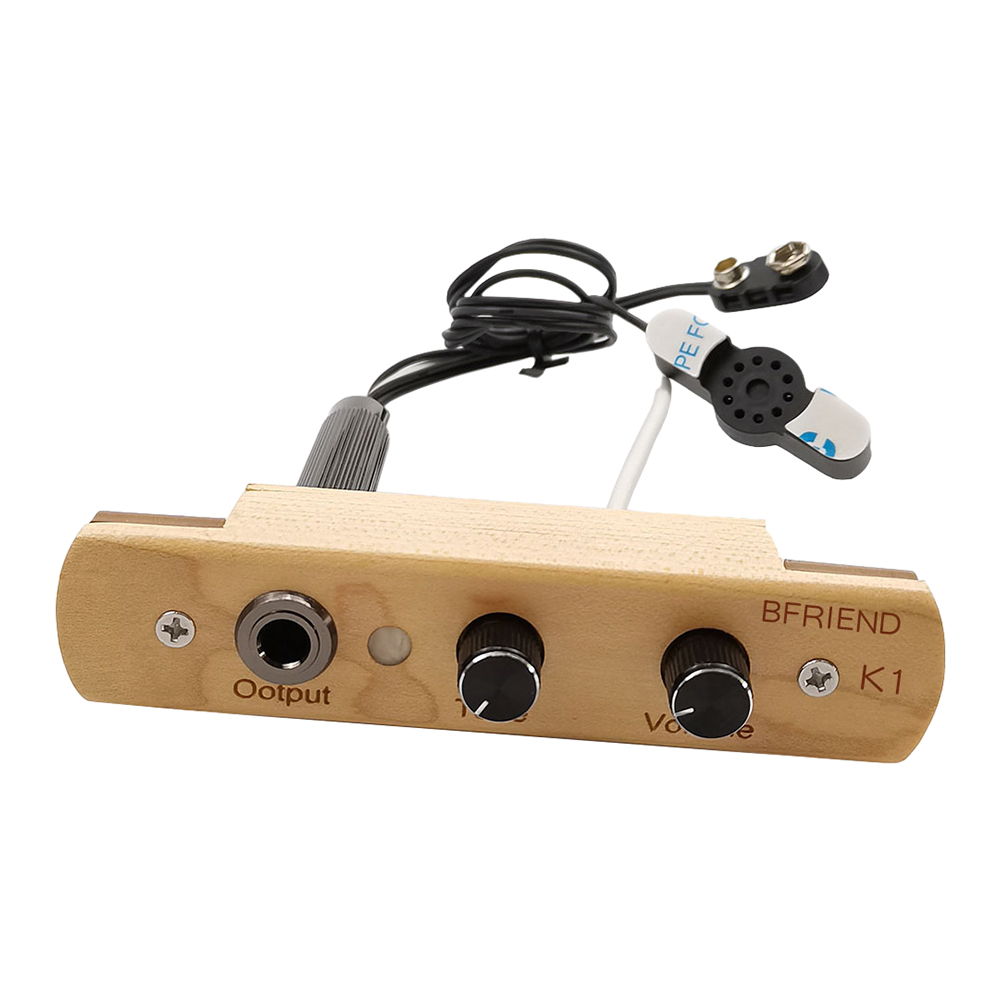 Cajon Box Drum Preamp/Pickup w - مراجعة Cajon Musical Instrument وسعره