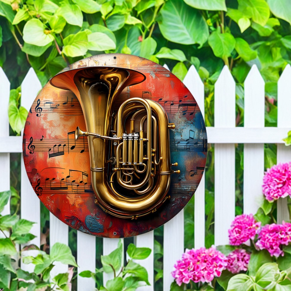 Tin Sign - Vintage Durable Met - مراجعة Musical Instrument Sign وسعره