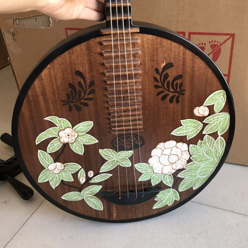 Solid Wood Pipa Chinese Tradit - مراجعة Musical Instrument Lute وسعره